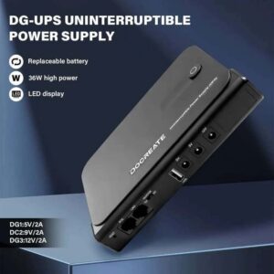 Mini UPS Ininterrumpida de 36W (DC1036L) para Router, Módem y Redes (Enchufe EU)