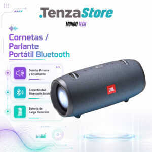 Cornetas / Parlante Portátil Inalámbrico Bluetooth con Bajos Reforzados y Resistencia al Agua