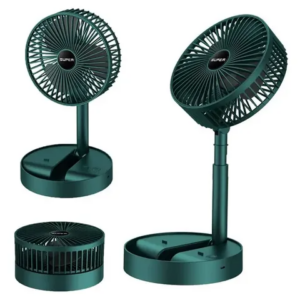 Ventilador Recargable Plegable Telescópico – Portátil, Silencioso y de Alta Potencia