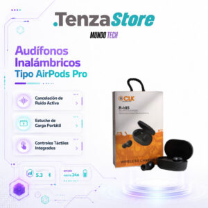 Audífonos Inalámbricos Bluetooth Tipo AirPods Pro con Cancelación de Ruido