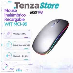 Mouse Inalámbrico Recargable WIT MCI-99
