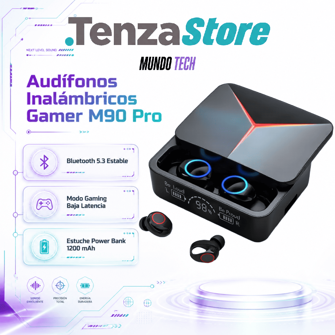 Audífonos Inalámbricos Gamer M90 Pro
