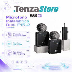 Micrófono Inalámbrico Dual F15-2