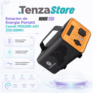 Estación de Energía Portátil Camel PES200-A01 230.88Wh