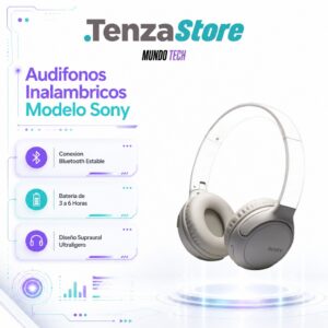 Audífonos Inalámbricos Modelo Sony Bluetooth